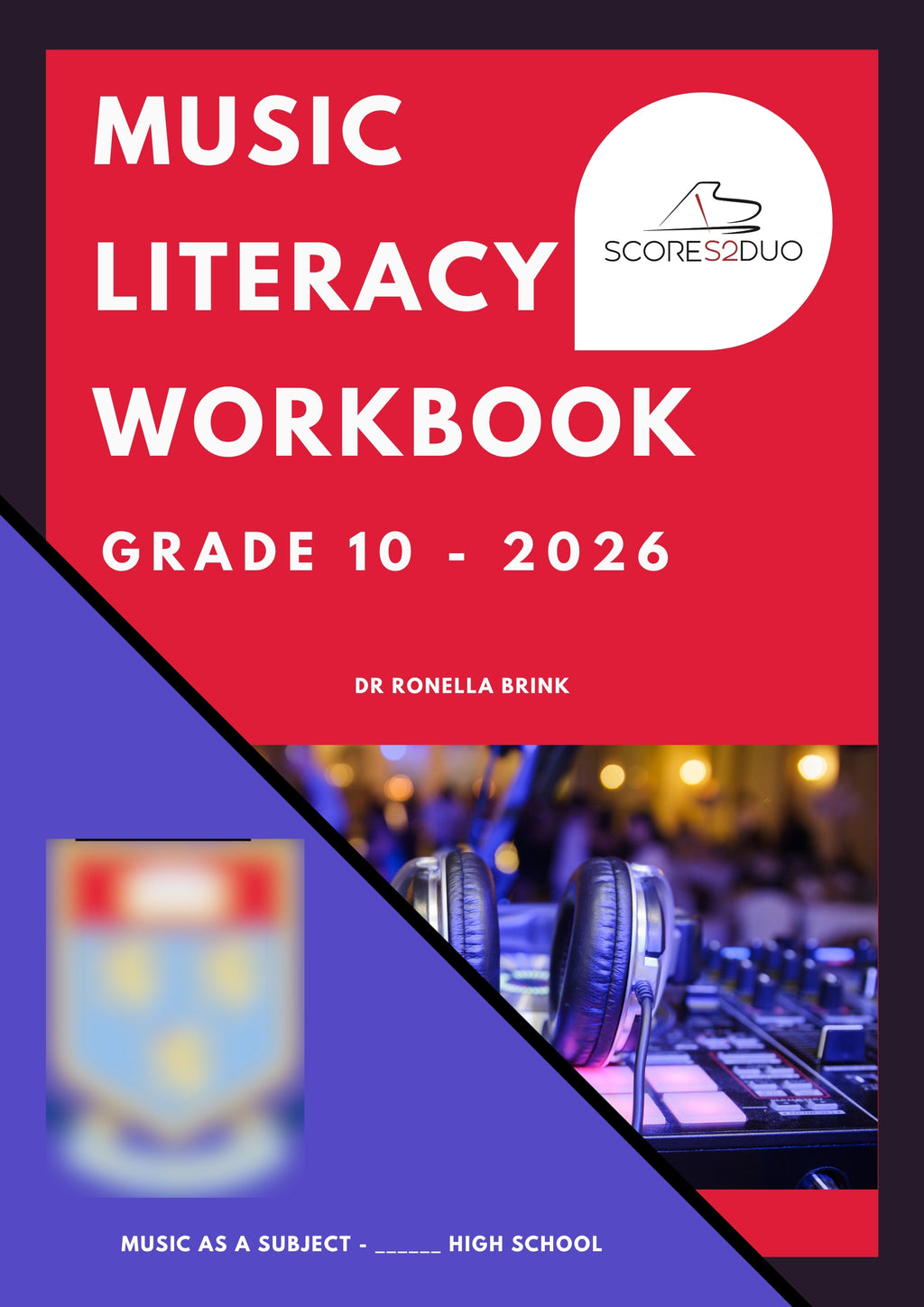 Bespoke Workbooks: Gr 12 Music as a Subject - Section A Music Literacy (CAPS) 2027