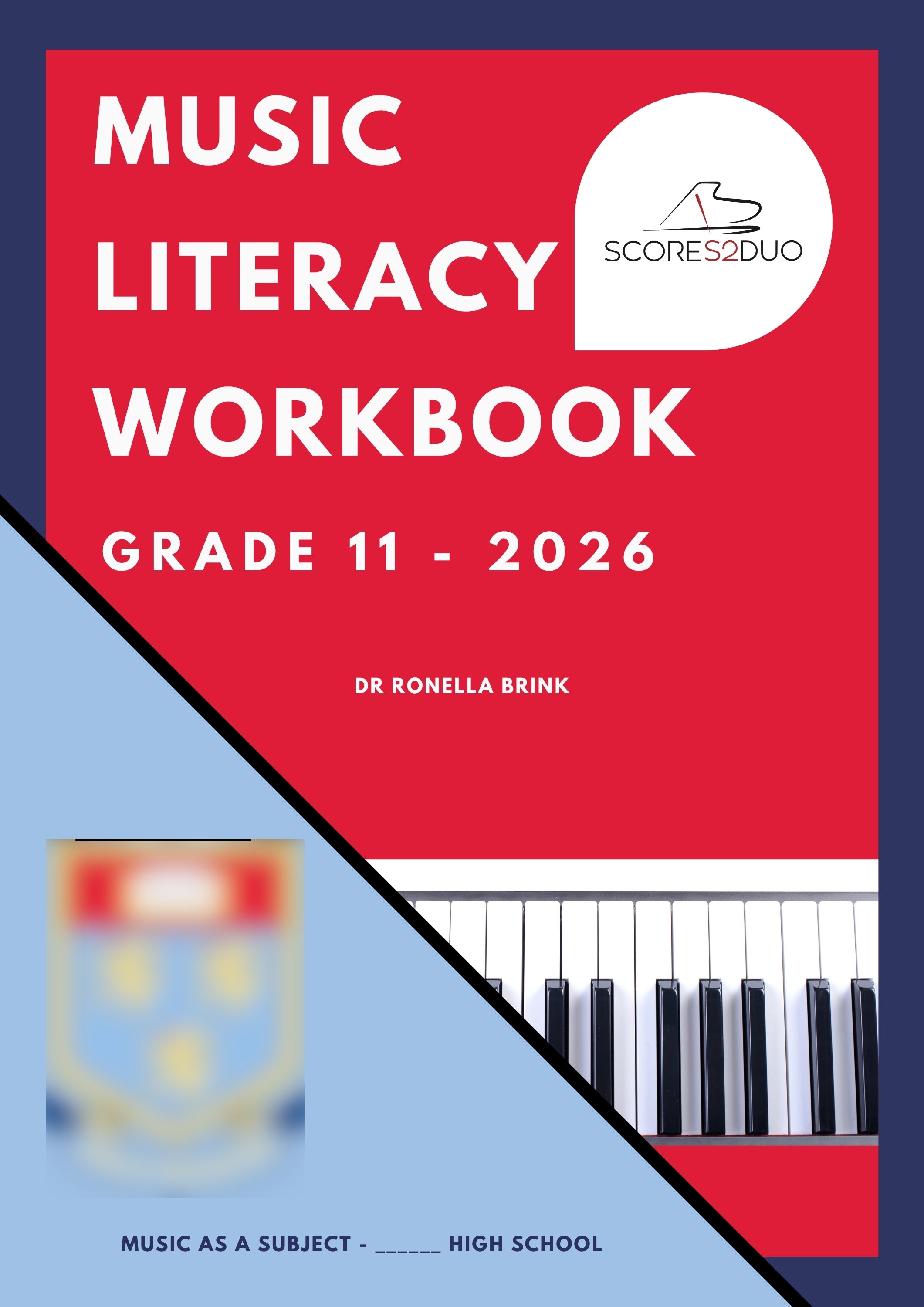 Bespoke Workbooks: Gr 12 Music as a Subject - Section A Music Literacy (CAPS) 2027