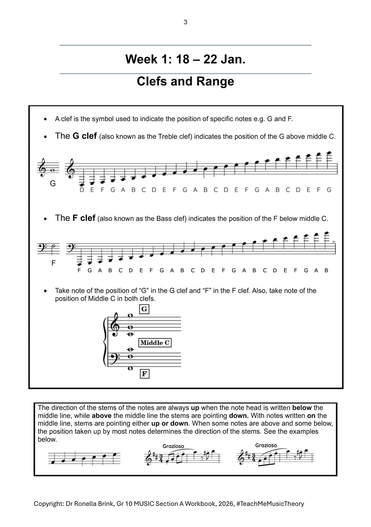Grade 10 Music as a Subject — Section A: Music Literacy (CAPS) 2027