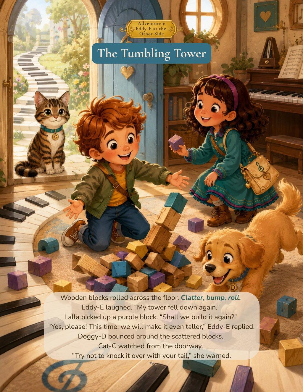 Lalla's Music Adventures: Welcome to Piano Town (A story-based piano-key discovery adventure for the very young pianist)