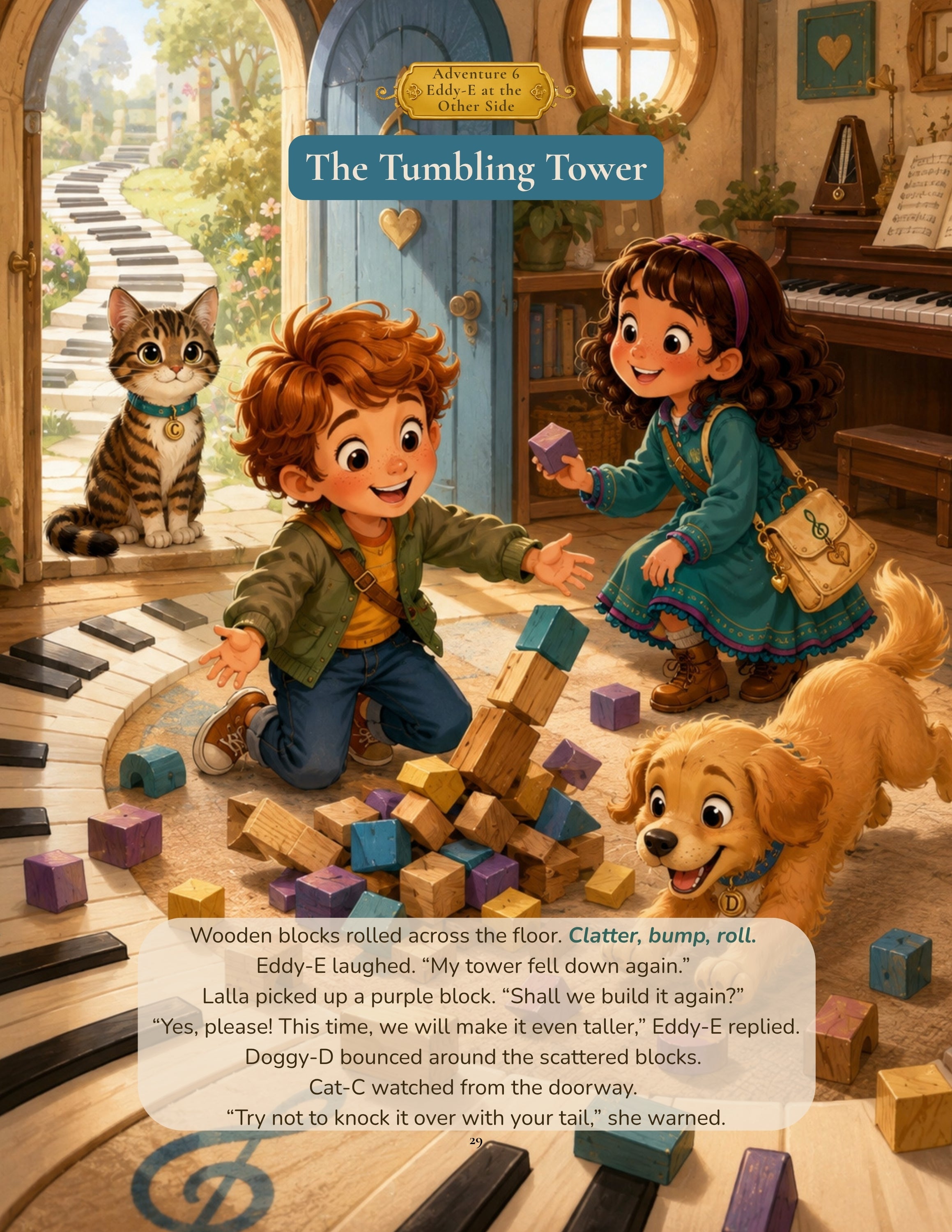 Lalla's Music Adventures: Welcome to Piano Town (A story-based piano-key discovery adventure for the very young pianist)