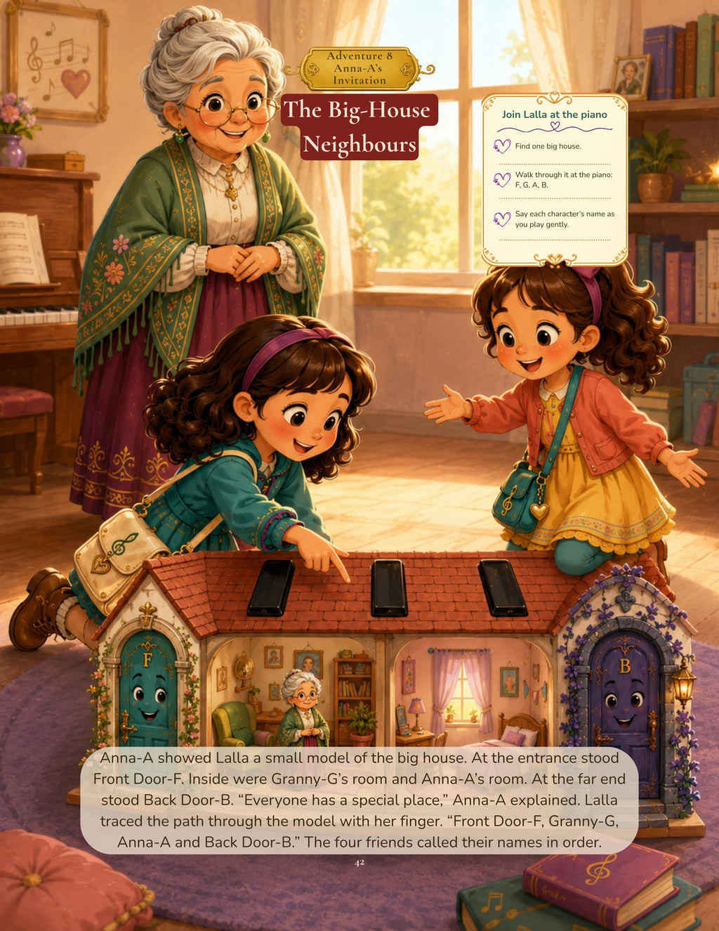 Lalla's Music Adventures: Welcome to Piano Town (A story-based piano-key discovery adventure for the very young pianist)
