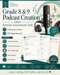 Digital product: Grade 8 & 9 Podcast Creation - Formal Assessment Task