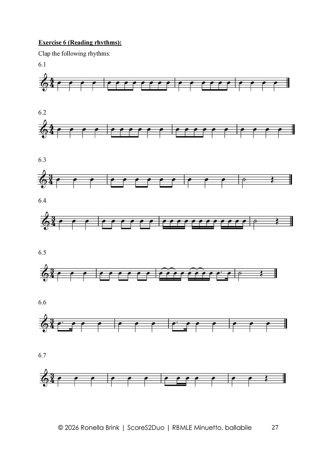 Minuetto ballabile | RBMLE Grade 1 Piano Repertoire Study – J. C. Bach & F. P. Ricci
