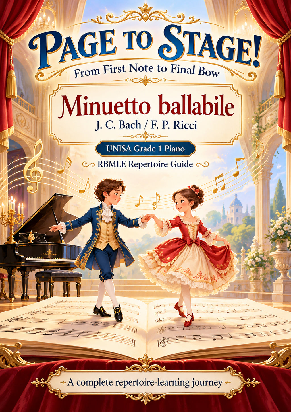 Minuetto ballabile | RBMLE Grade 1 Piano Repertoire Study – J. C. Bach & F. P. Ricci