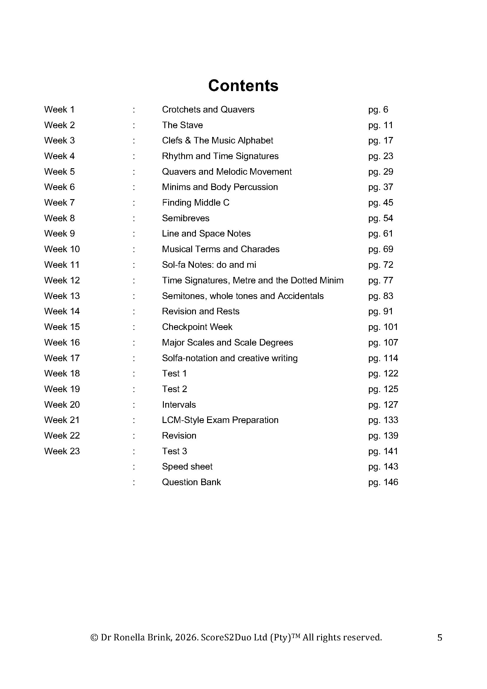 My Music Workbook: Pre-Grade 1 Music Literacy