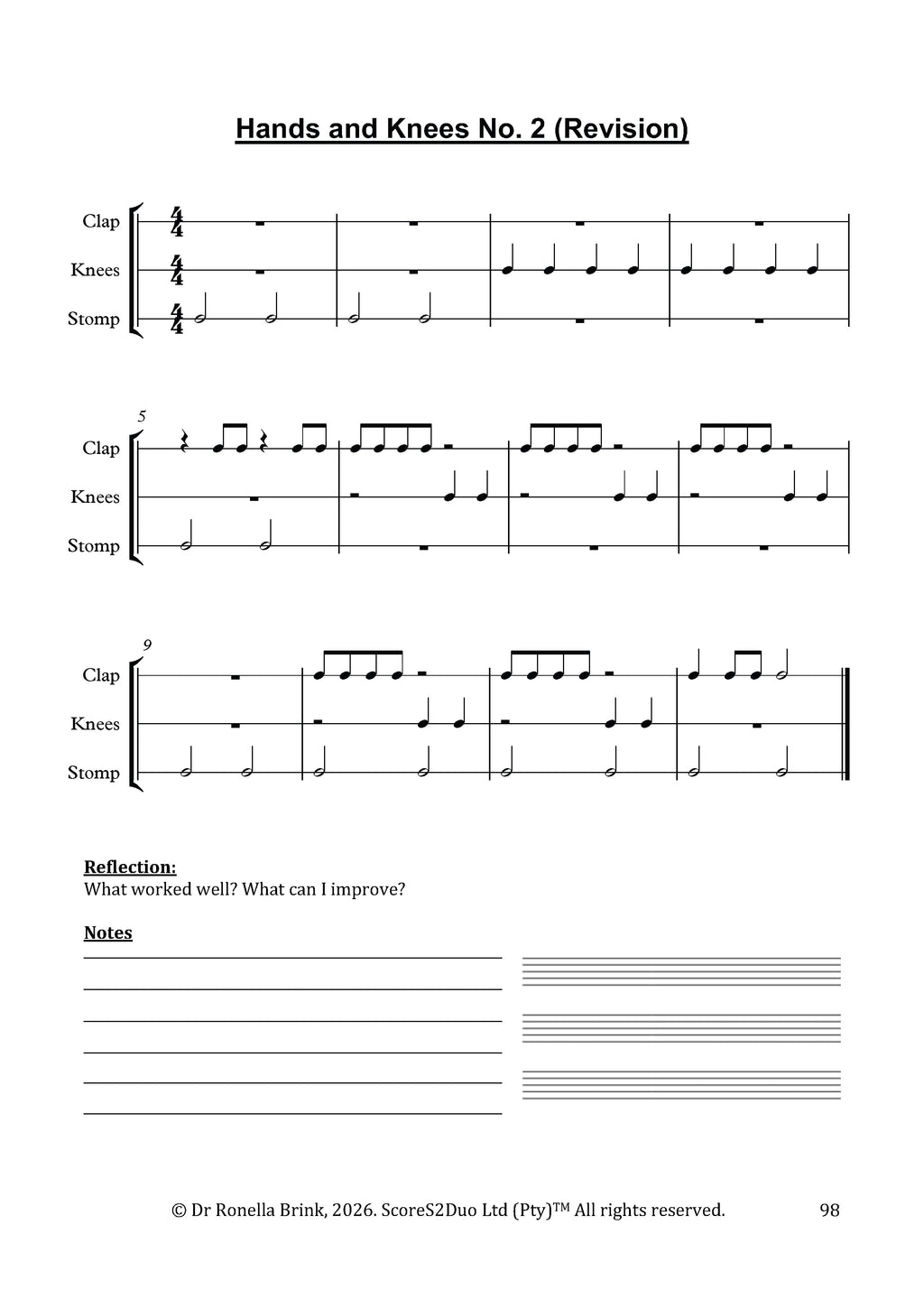 My Music Workbook: Pre-Grade 1 Music Literacy