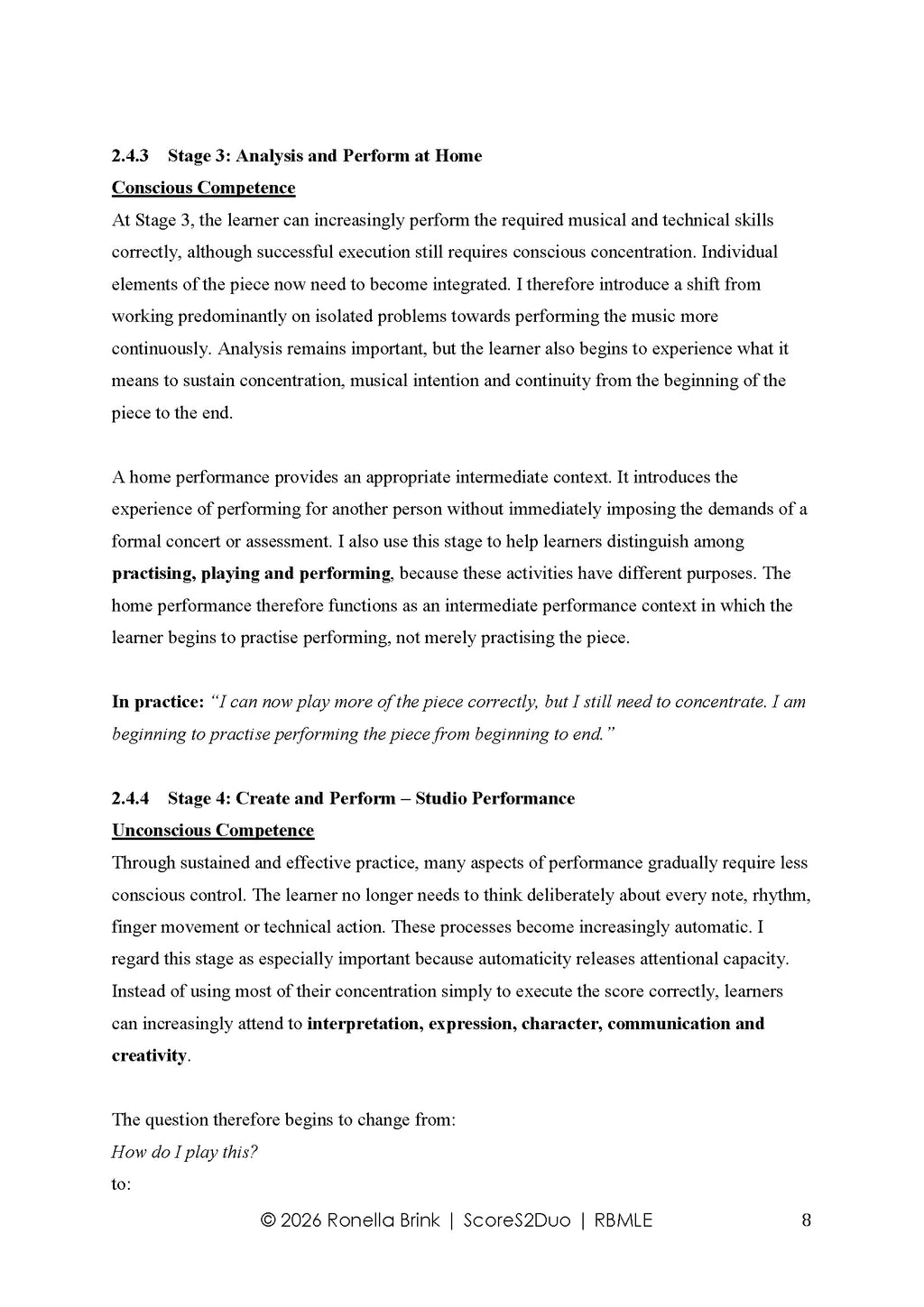 Digital product: Repertoire-Based Music Literacy Education (RBMLE) Stealth Mode (Melody Bober) TCL Grade 1 Piano