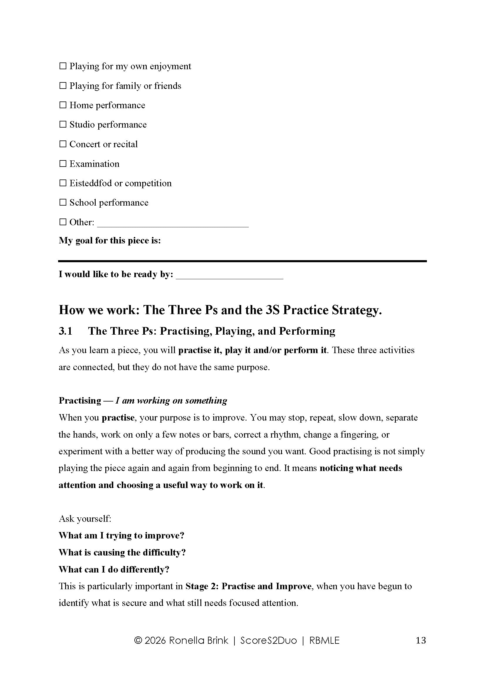 Digital product: Repertoire-Based Music Literacy Education (RBMLE) Stealth Mode (Melody Bober) TCL Grade 1 Piano