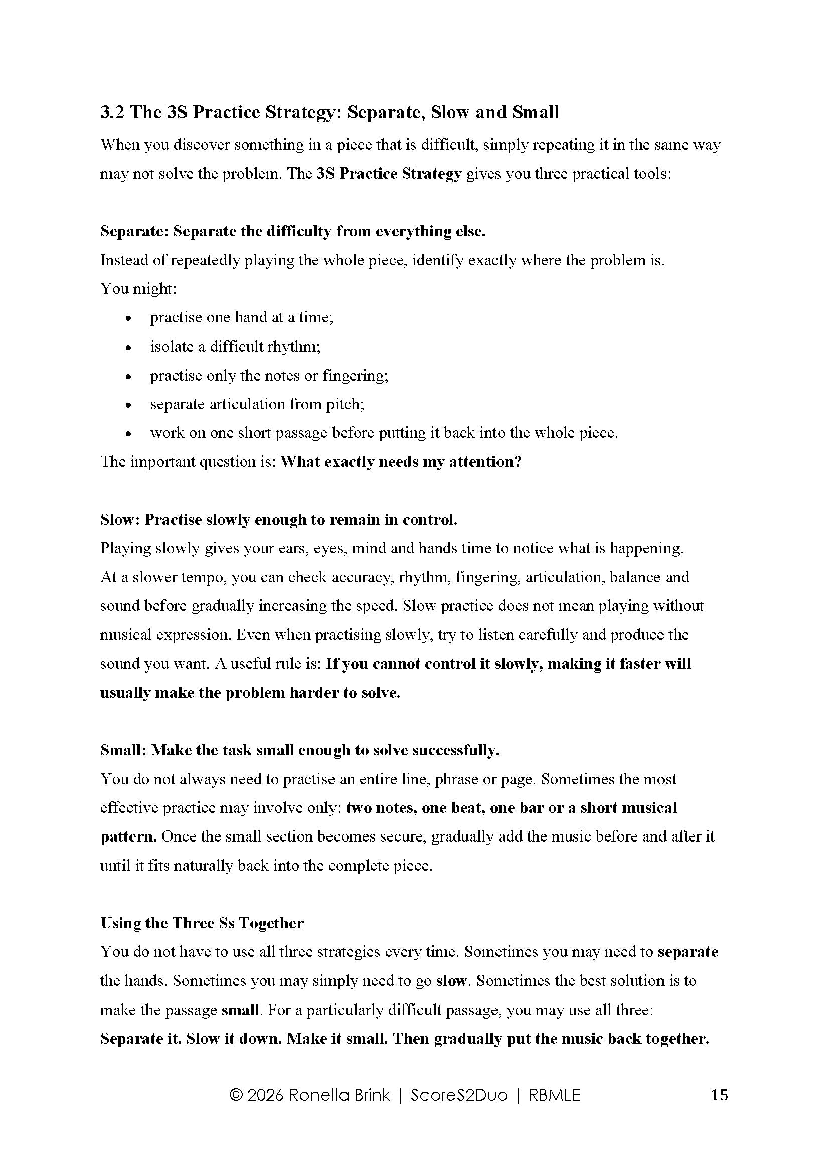Digital product: Repertoire-Based Music Literacy Education (RBMLE) Stealth Mode (Melody Bober) TCL Grade 1 Piano