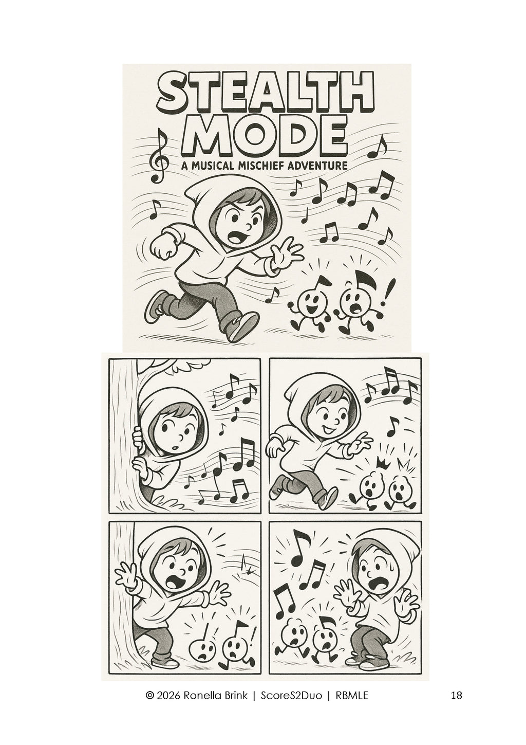 Digital product: Repertoire-Based Music Literacy Education (RBMLE) Stealth Mode (Melody Bober) TCL Grade 1 Piano