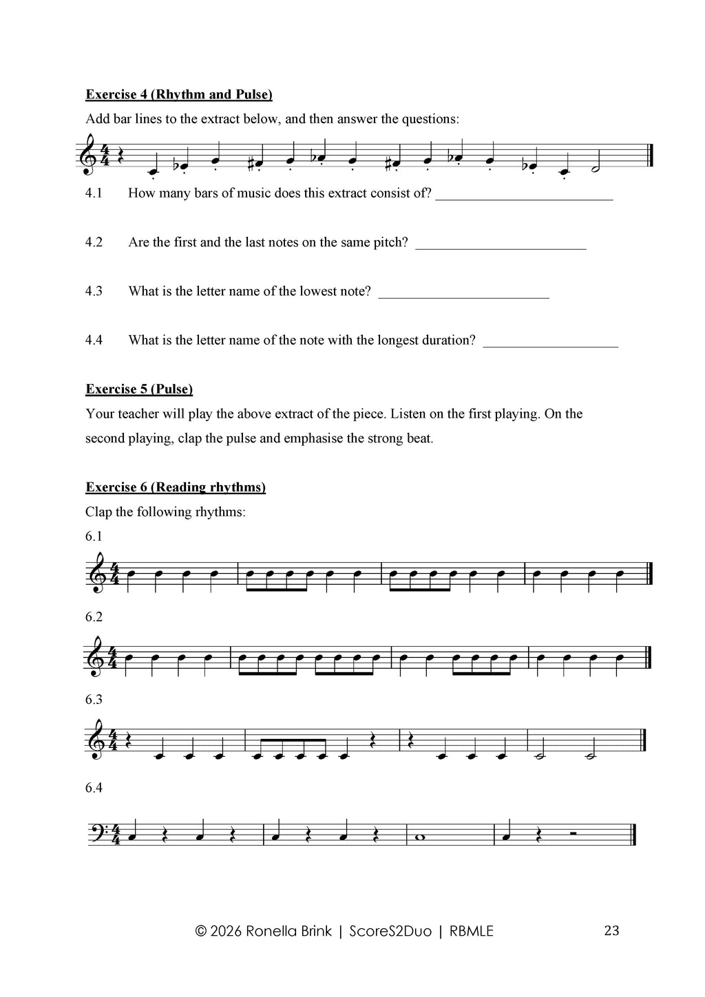 Digital product: Repertoire-Based Music Literacy Education (RBMLE) Stealth Mode (Melody Bober) TCL Grade 1 Piano