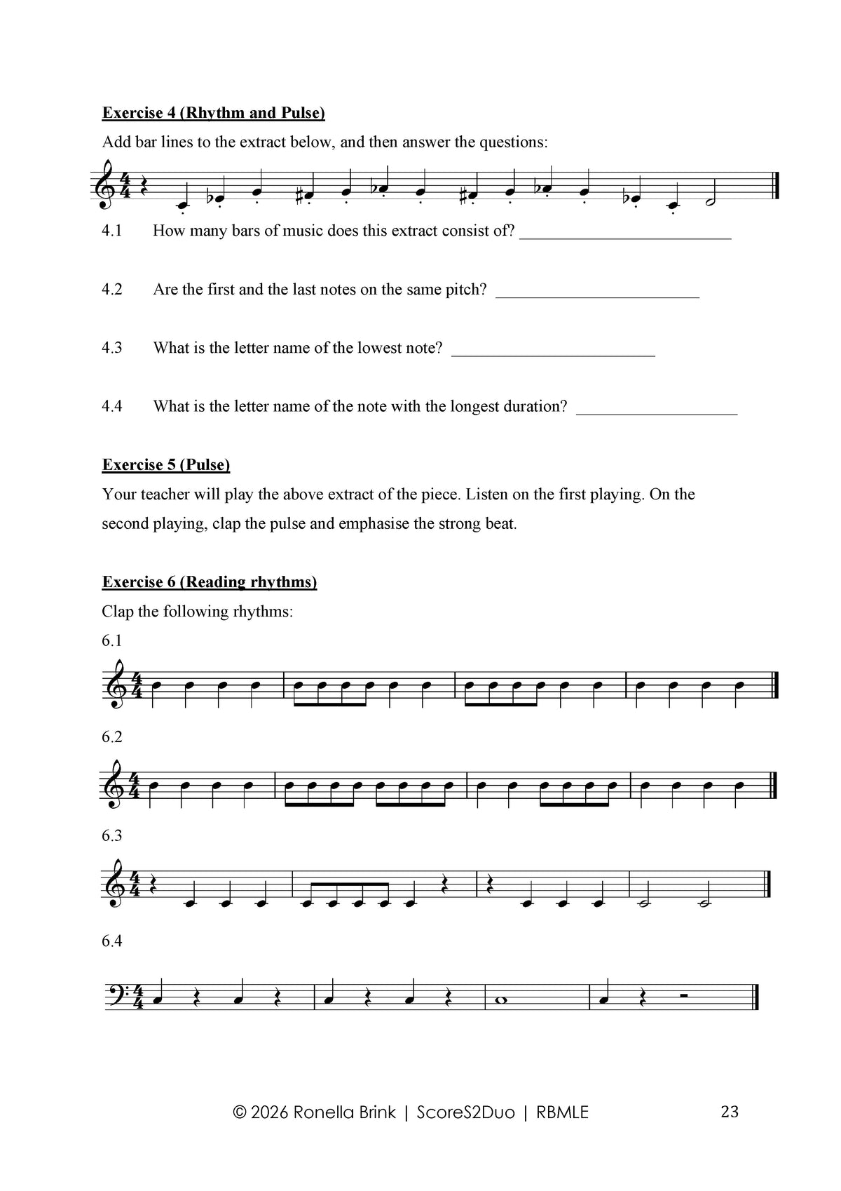 Digital product: Repertoire-Based Music Literacy Education (RBMLE) Stealth Mode (Melody Bober) TCL Grade 1 Piano