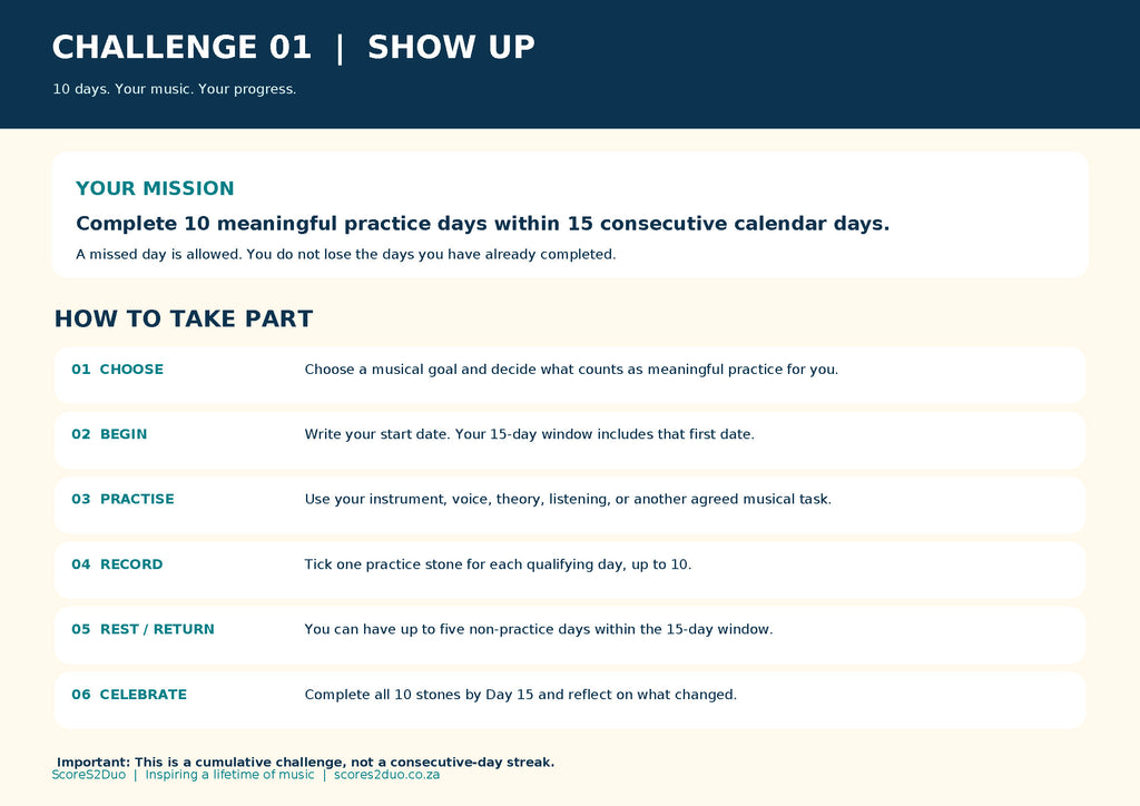 #10DayPracticeChallenge | 10 Days to Better Practice Habits – Digital PDF