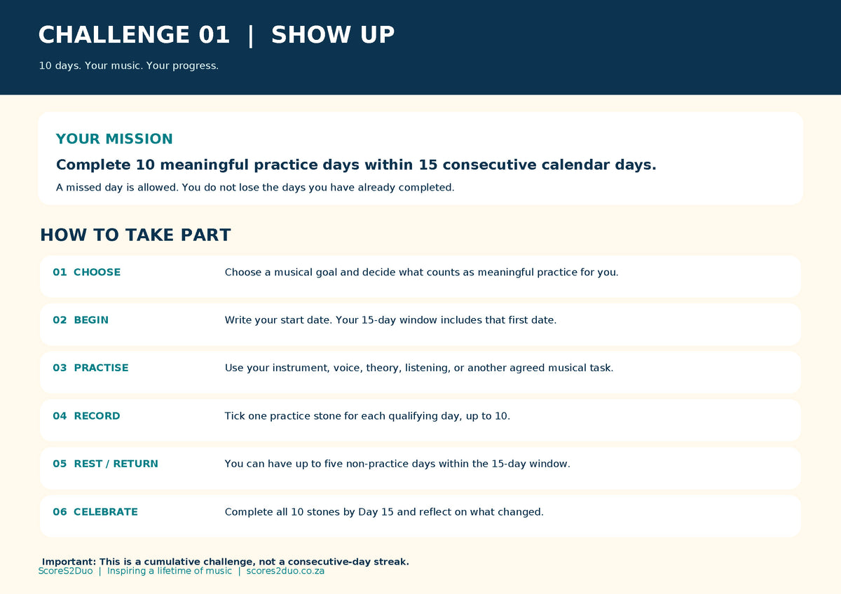 #10DayPracticeChallenge | 10 Days to Better Practice Habits – Digital PDF