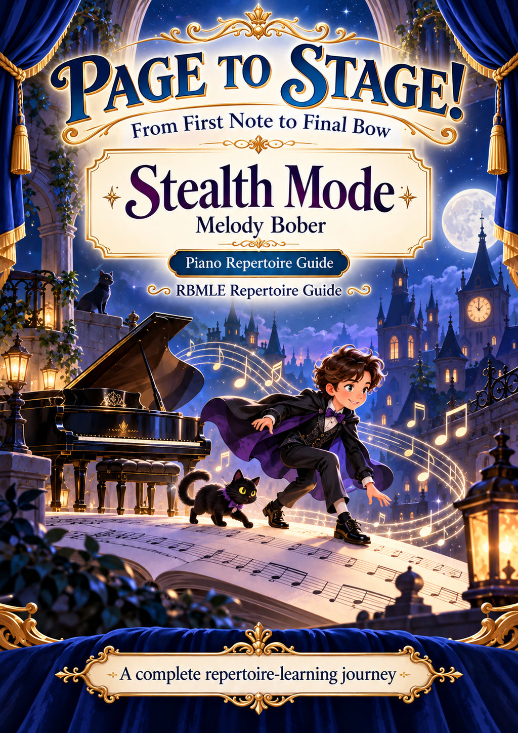 Digital Product: Repertoire-Based Music Literacy Education Worksheets on Stealth Mode (written by Melody Bober)